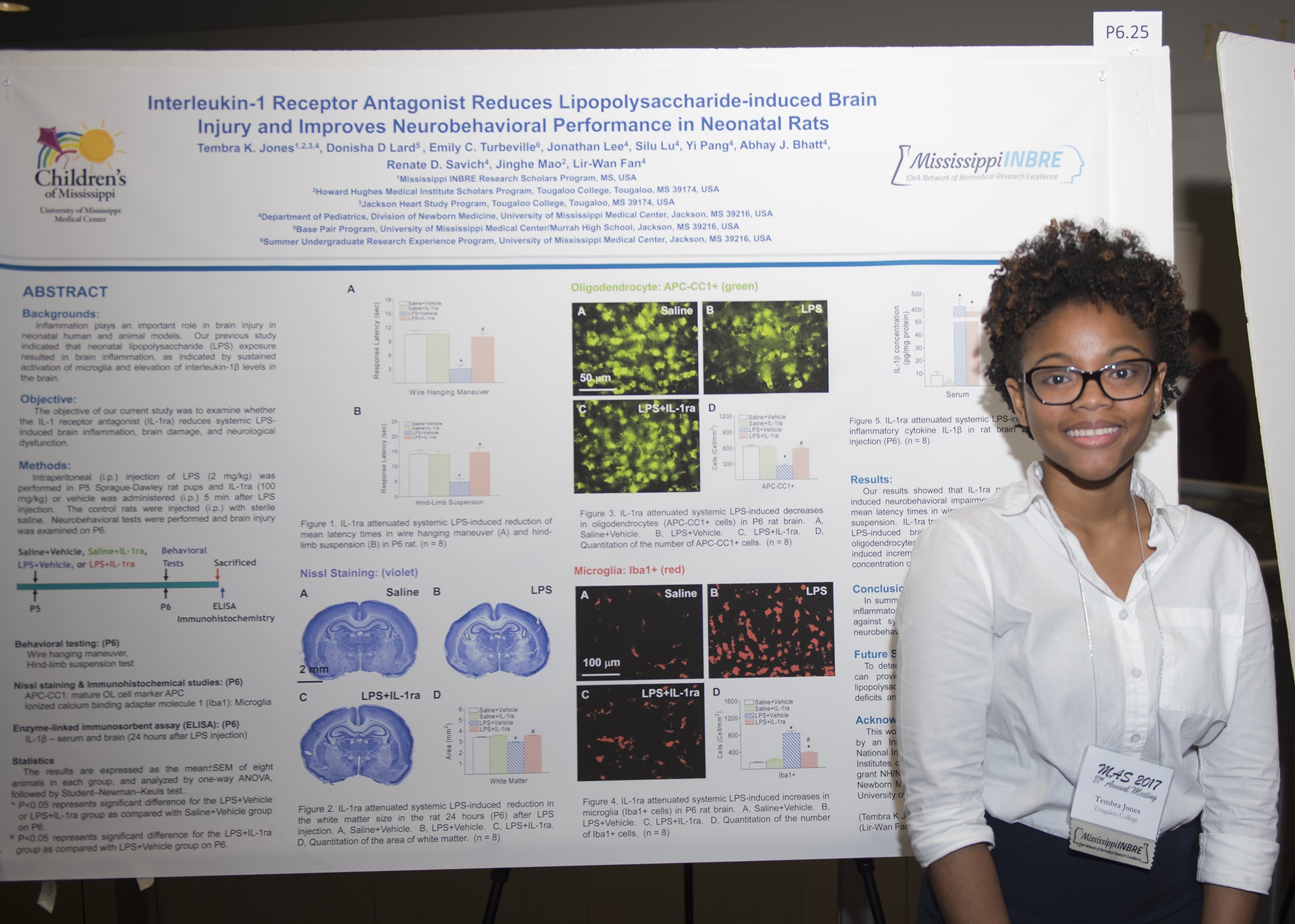 Catching up with 2016 Mississippi INBRE Research Scholar, Tembra Jones