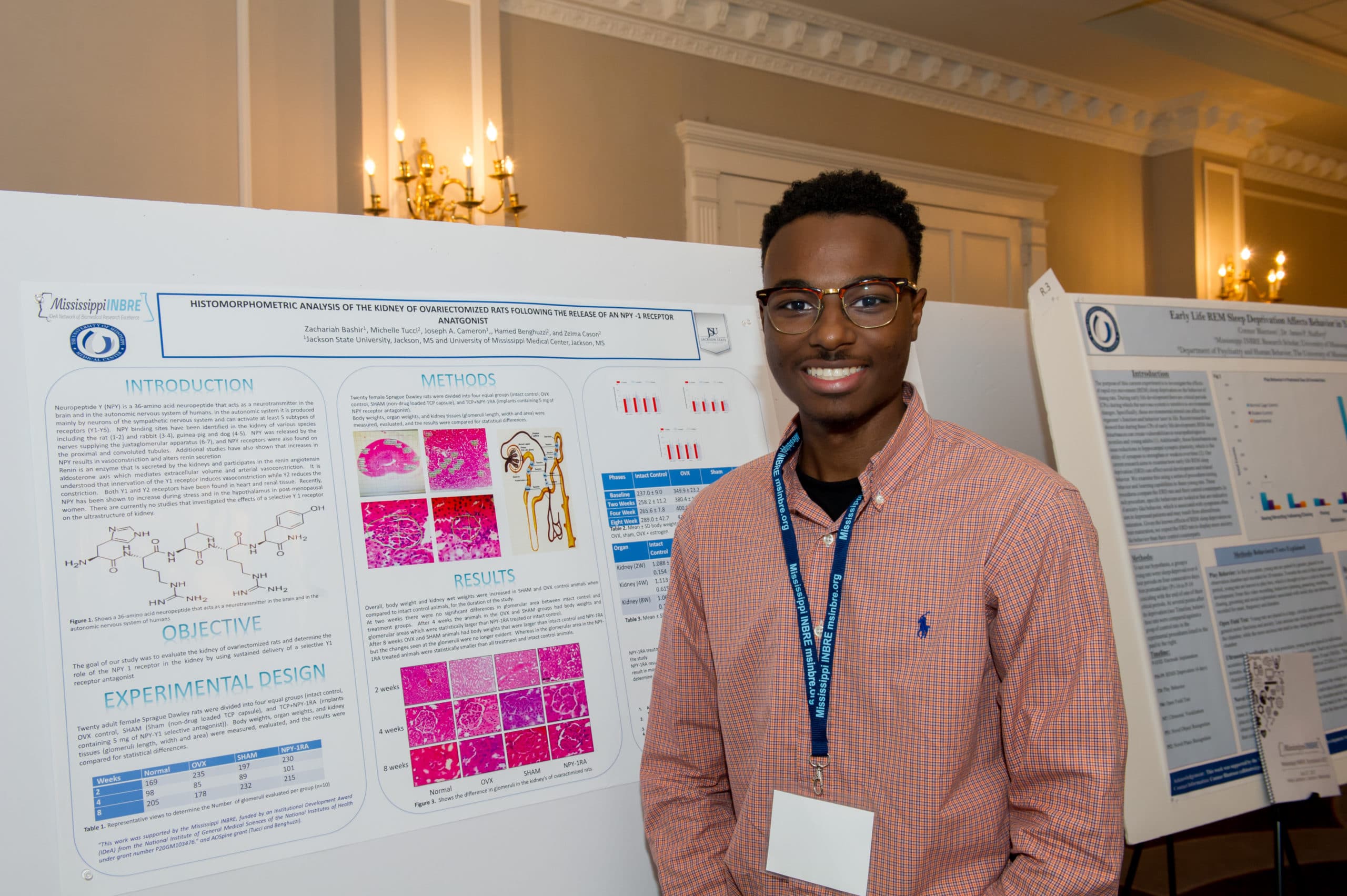 Student Spotlight: Mississippi INBRE Research Scholar, Zachariah Bashir