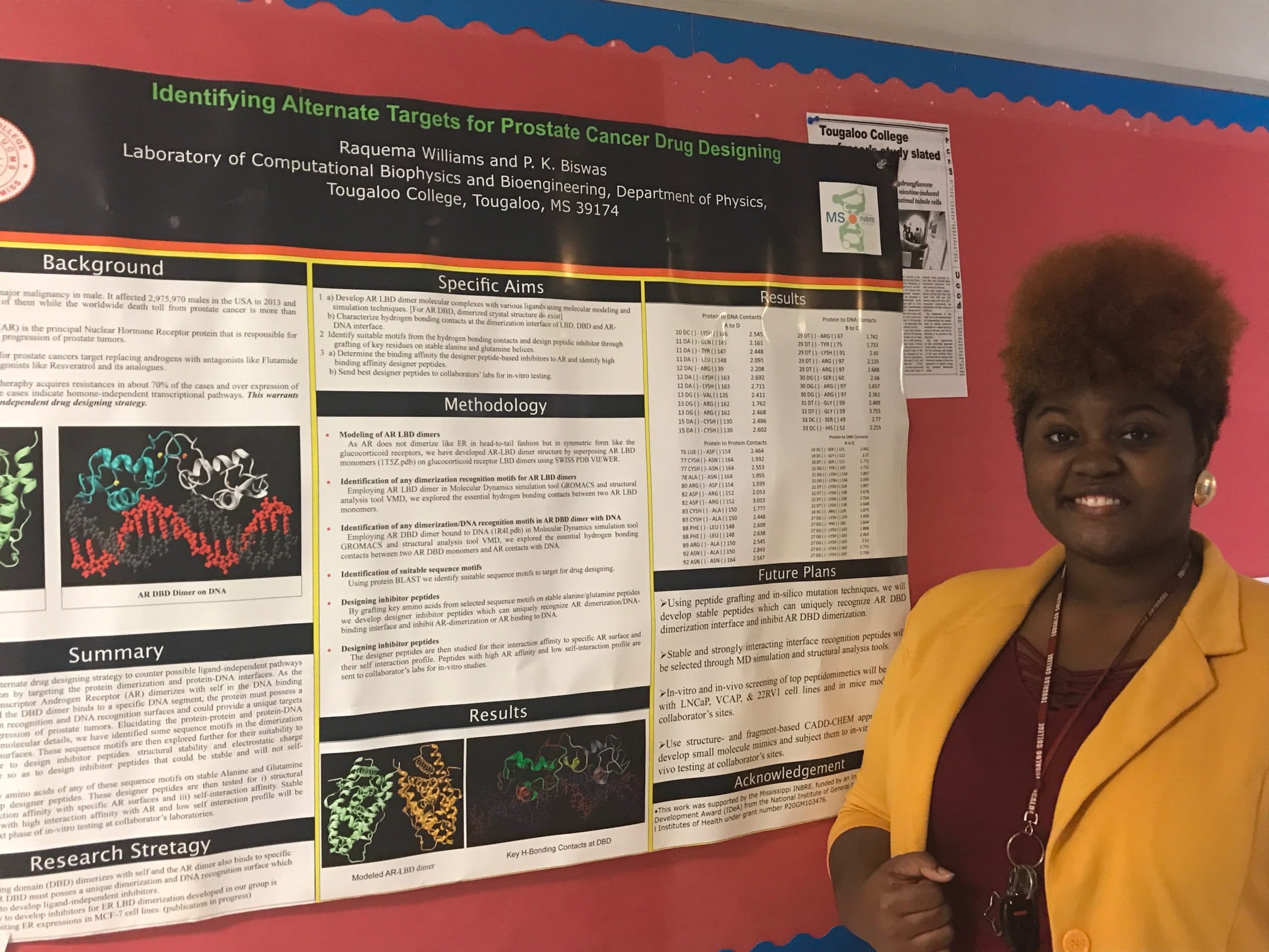 Catching up with 2014 Mississippi INBRE Research Scholar, Raquema Williams