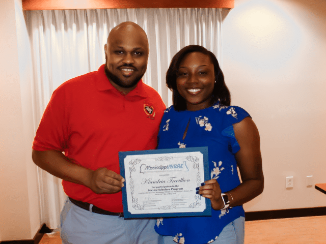 Catching up with 2018 Mississippi INBRE Service Scholar, Kiandria Trevillion