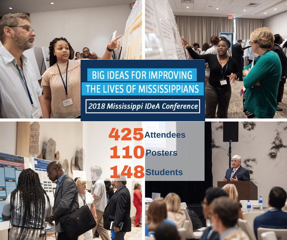 Big IDEAs for Improving the Lives of Mississippians, 2018 Mississippi IDeA Conference Showcases More than 130 Research Presentations